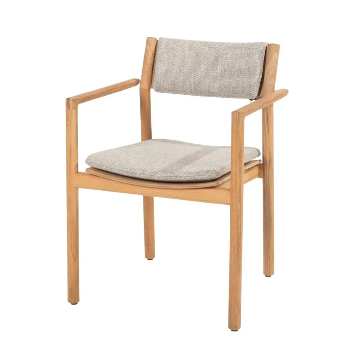 Levi 4 Stackable Teak All Weather Chairs | 4 Seasons Outdoor - NTC Homes, Inc.
