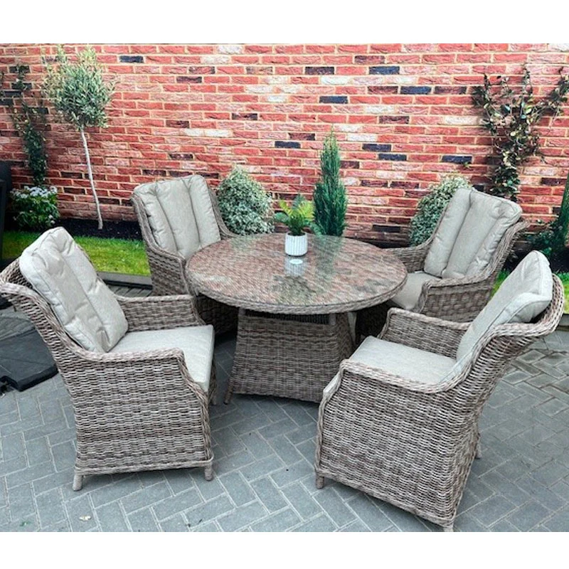 Outdoor 4 Seat Dining Set - Haven Cotswold By Harbo - NTC Homes, Inc.