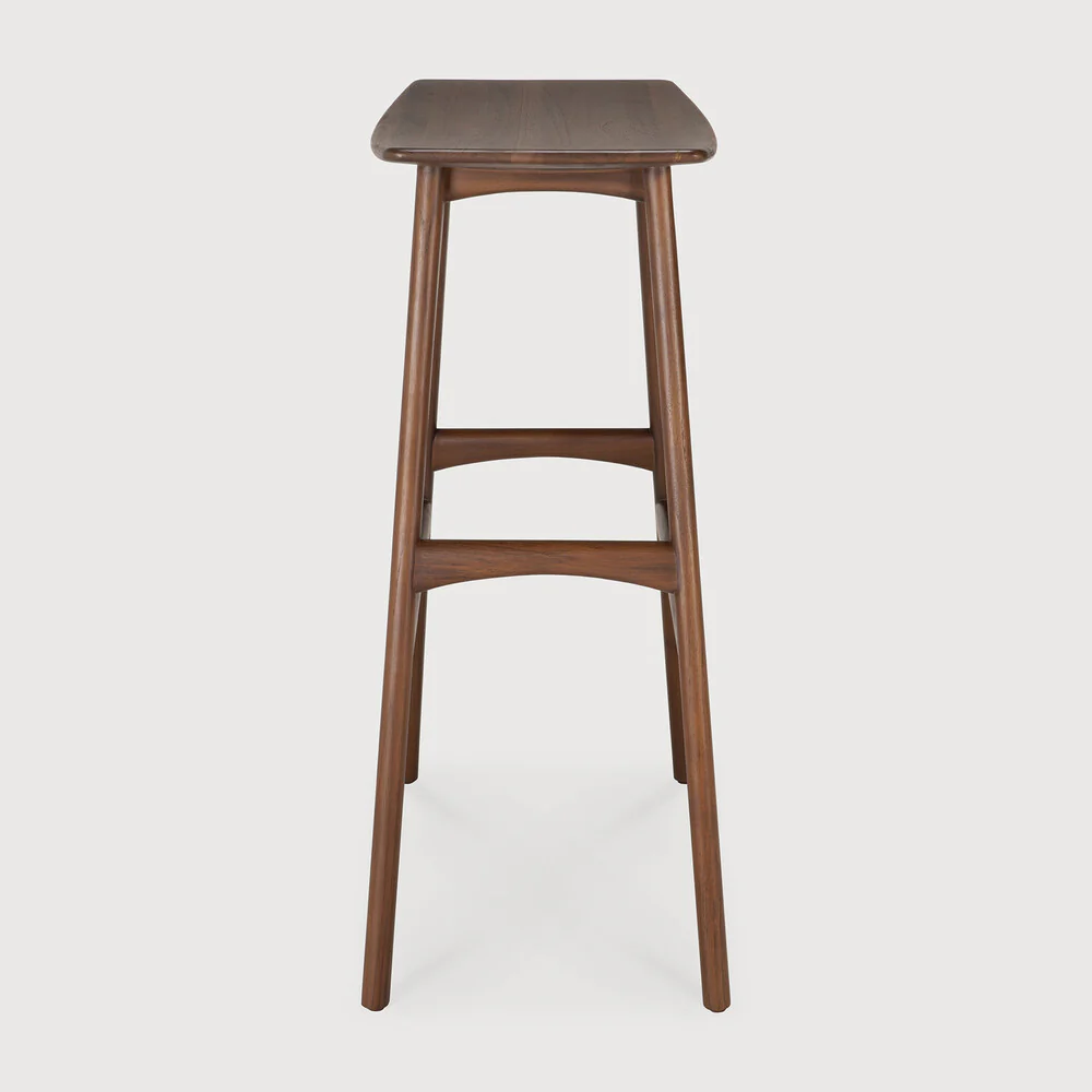 Osso Bar Stool - Teak Brown - NTC Homes, Inc.