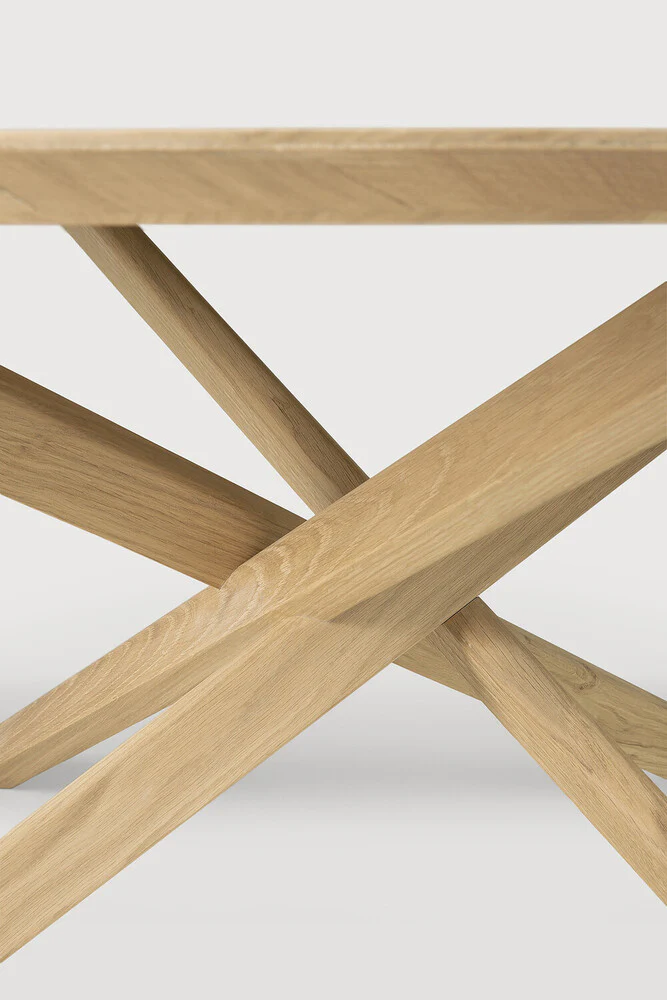 Oak Mikado Oval Coffee Table - NTC Homes, Inc.