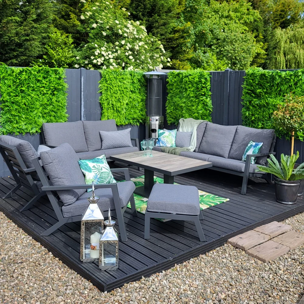 Sofa Set with Adjustable Table with Ottoman - Triton By Vila - NTC Homes, Inc.