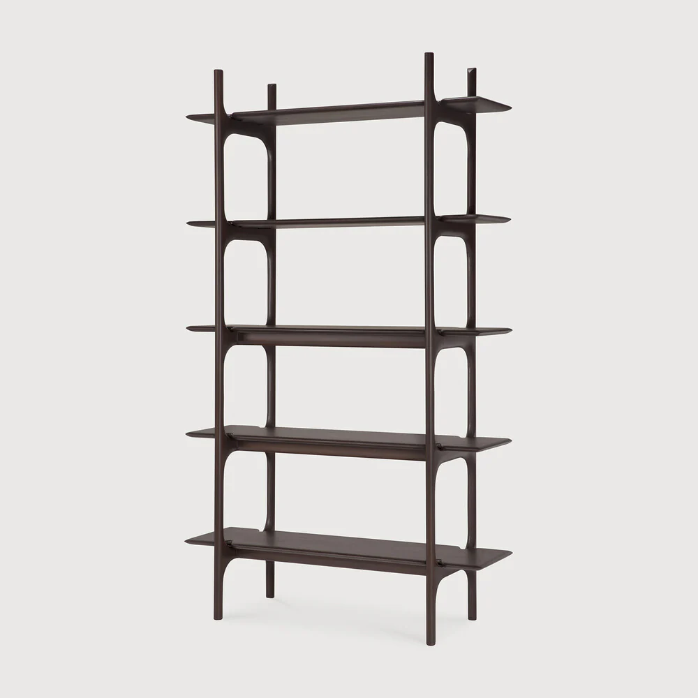 PI Rack Mahogany Dark Brown - NTC Homes, Inc.