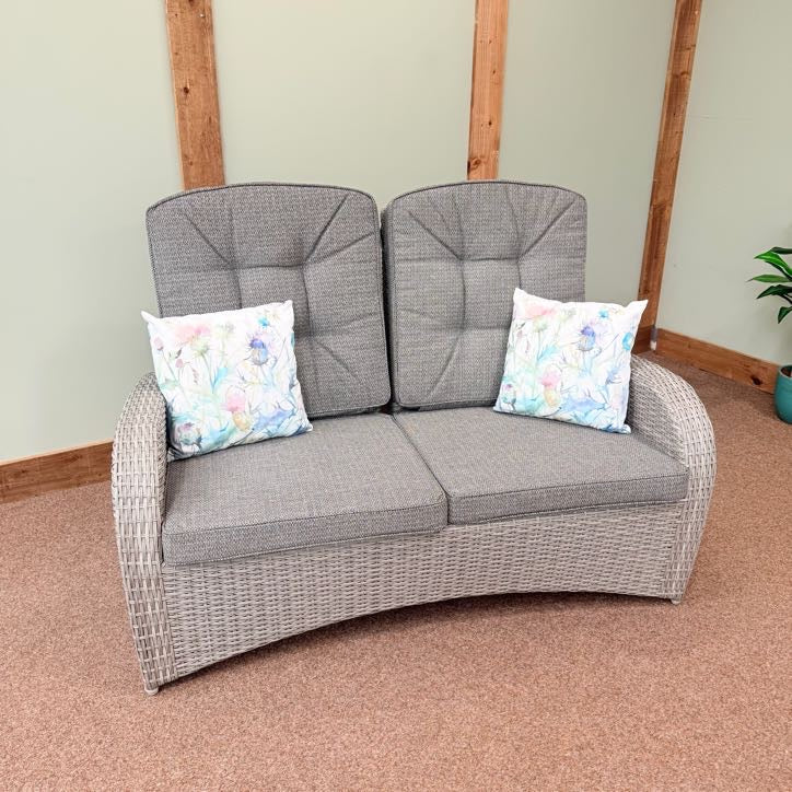 Bowness Outdoor Reclining 2 Seat Sofa in Grey | Vila - NTC Homes, Inc.