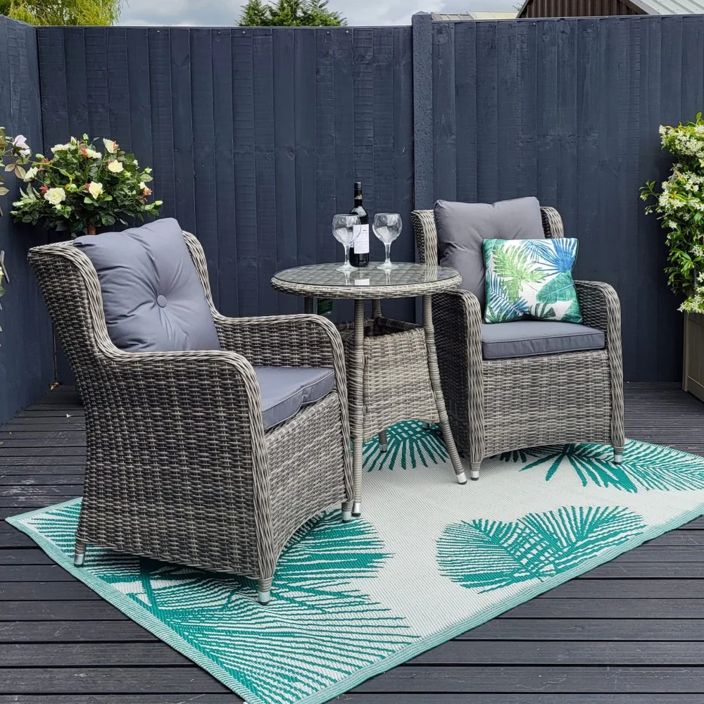 Seville Outdoor Bistro in Grey | Katie Blake (Free Cover) - NTC Homes, Inc.
