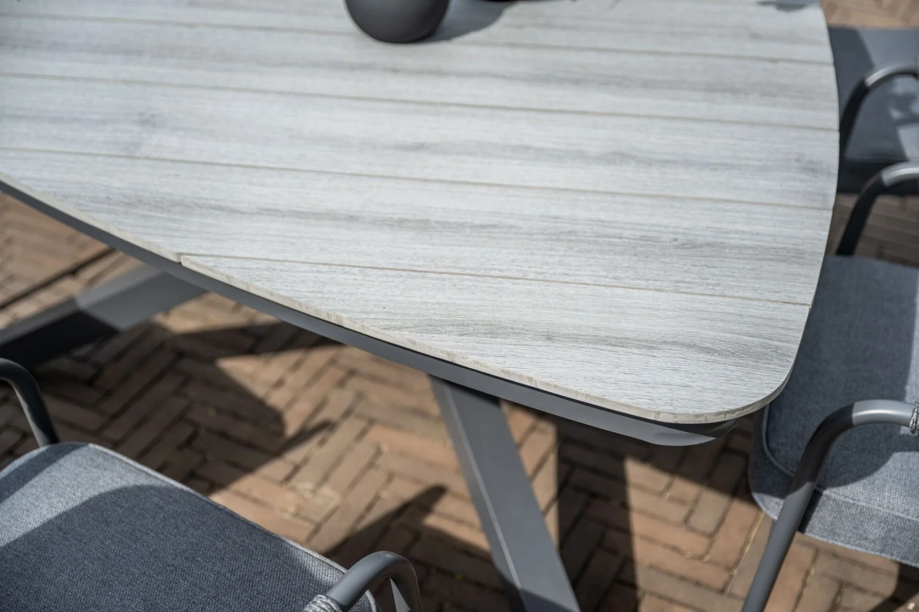 Edison Triangle Dining Table 170cm - Grey | Garden Impressions - NTC Homes, Inc.
