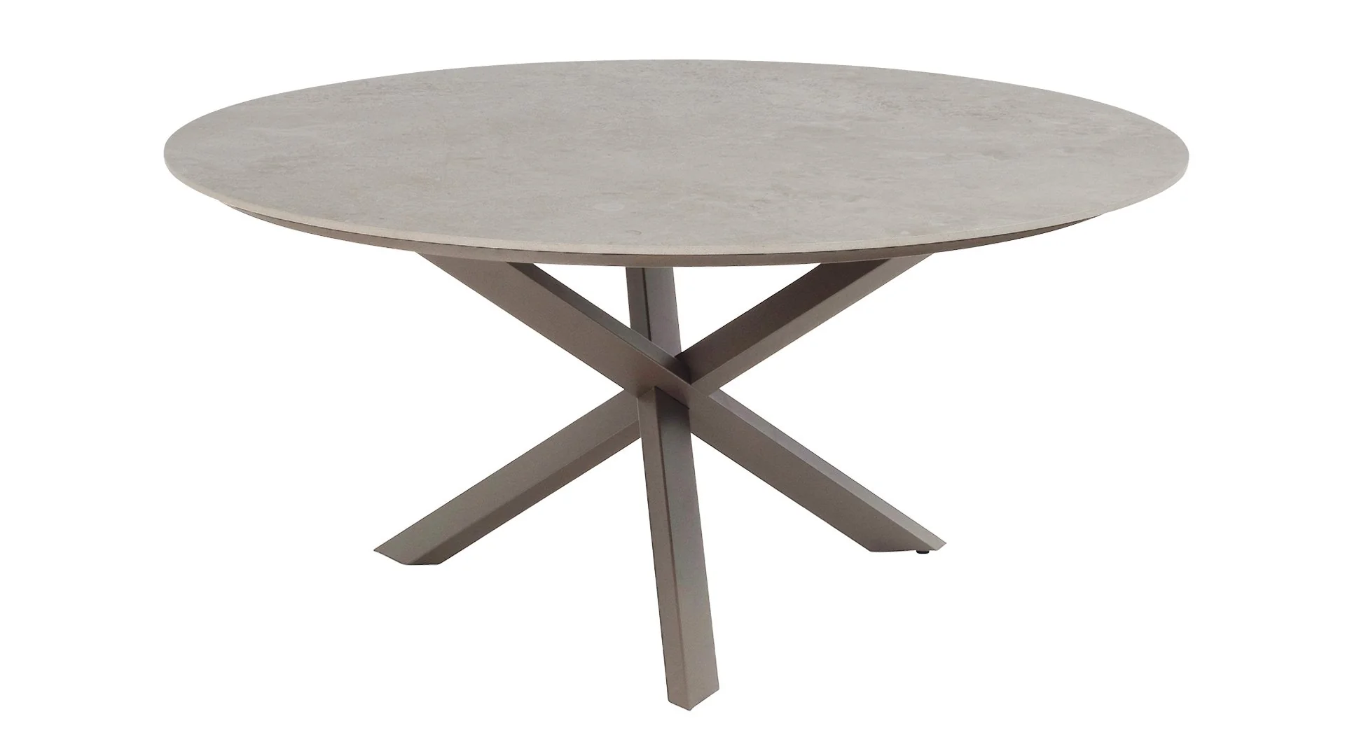 Florence Outdoor 6 Seat Dining Set in Terre with Prado 160cm Table | 4 Seasons Outdoor - NTC Homes, Inc.
