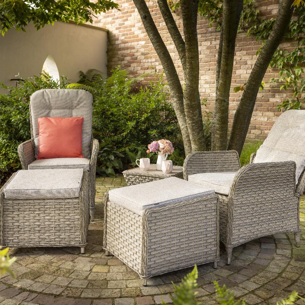 Outdoor Reclining Companion Bistro Set - Eton By Hartman - NTC Homes, Inc.