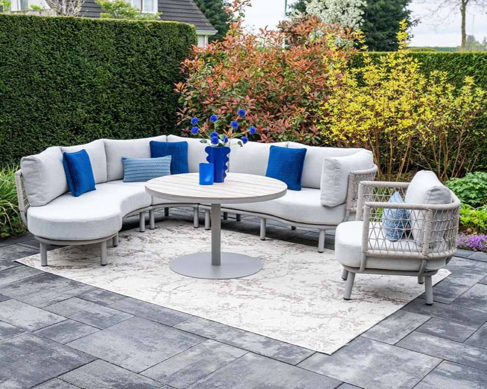 Matera Outdoor Curved Corner Lounge Set | Garden Impressions - NTC Homes, Inc.