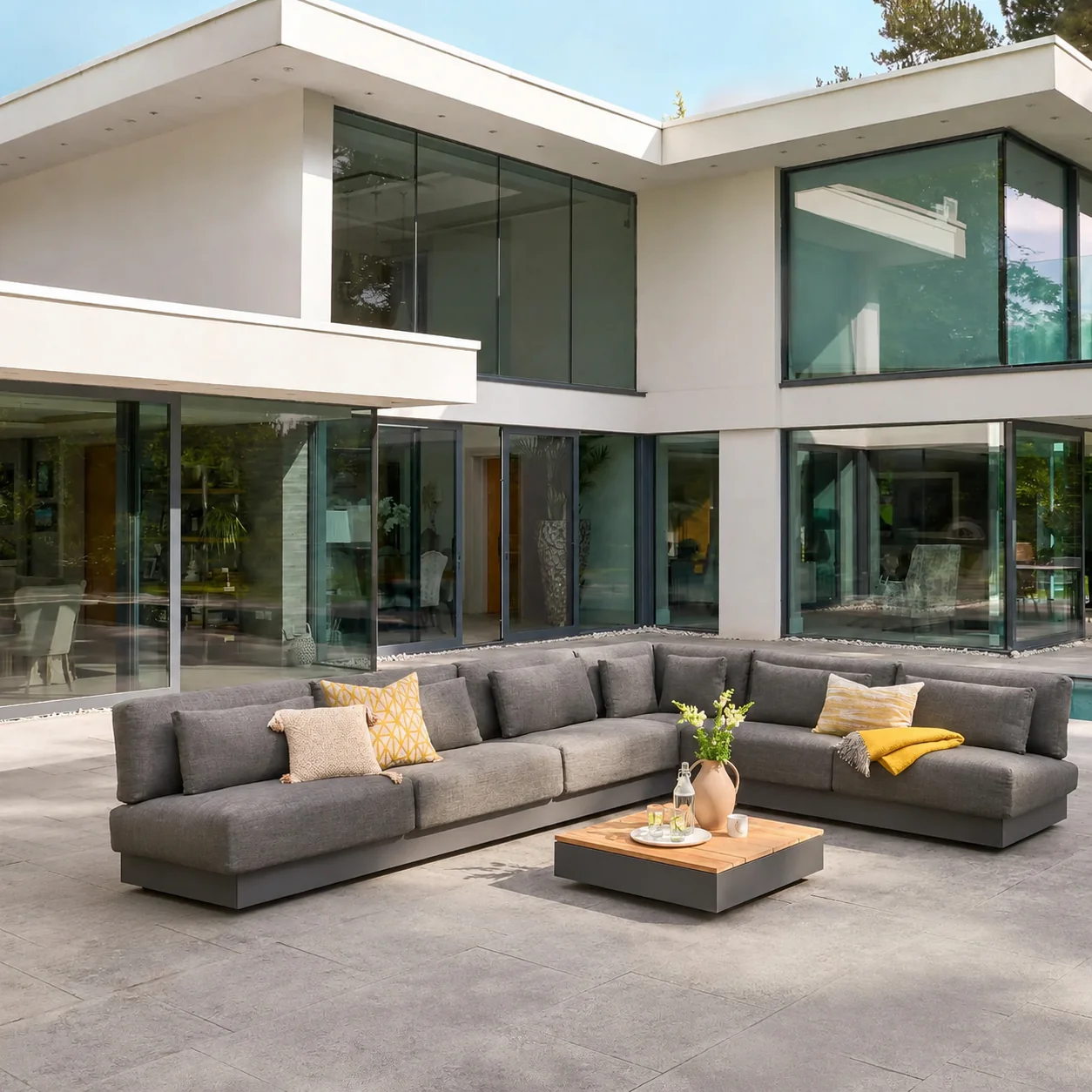 Ibiza Corner Sofa Set by 4 Seasons Outdoor - NTC Homes, Inc.