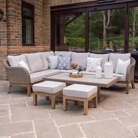Coniston Corner Lounge Set in Natural | Vila - NTC Homes, Inc.