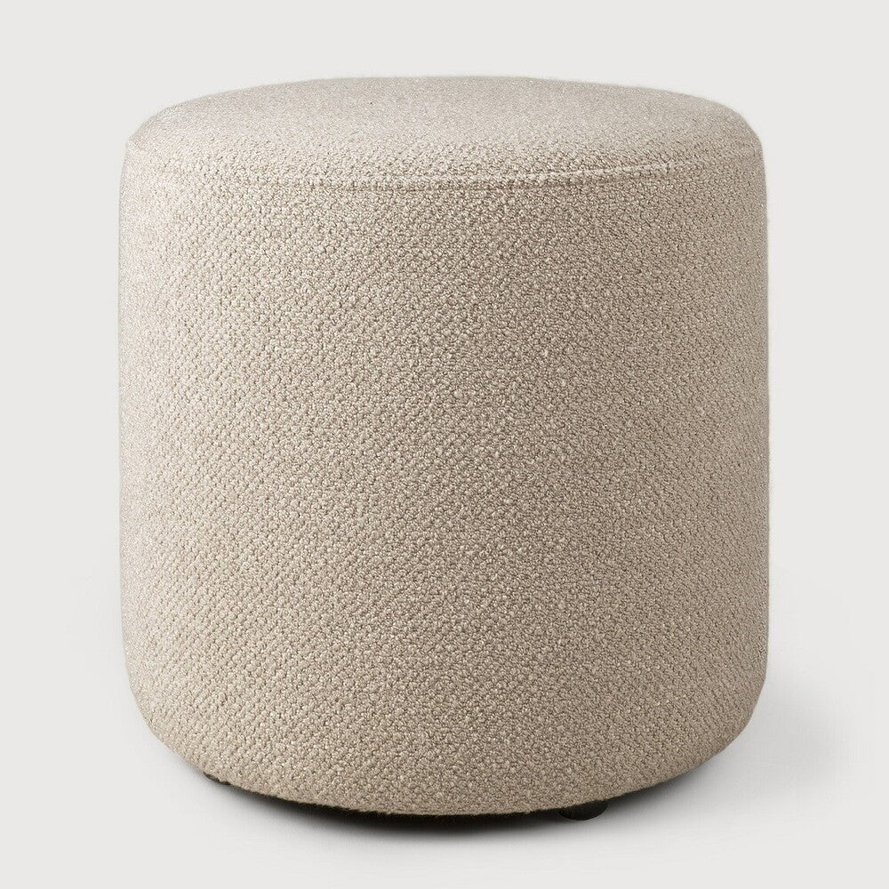 Barrow Pouf - Off White - NTC Homes, Inc.