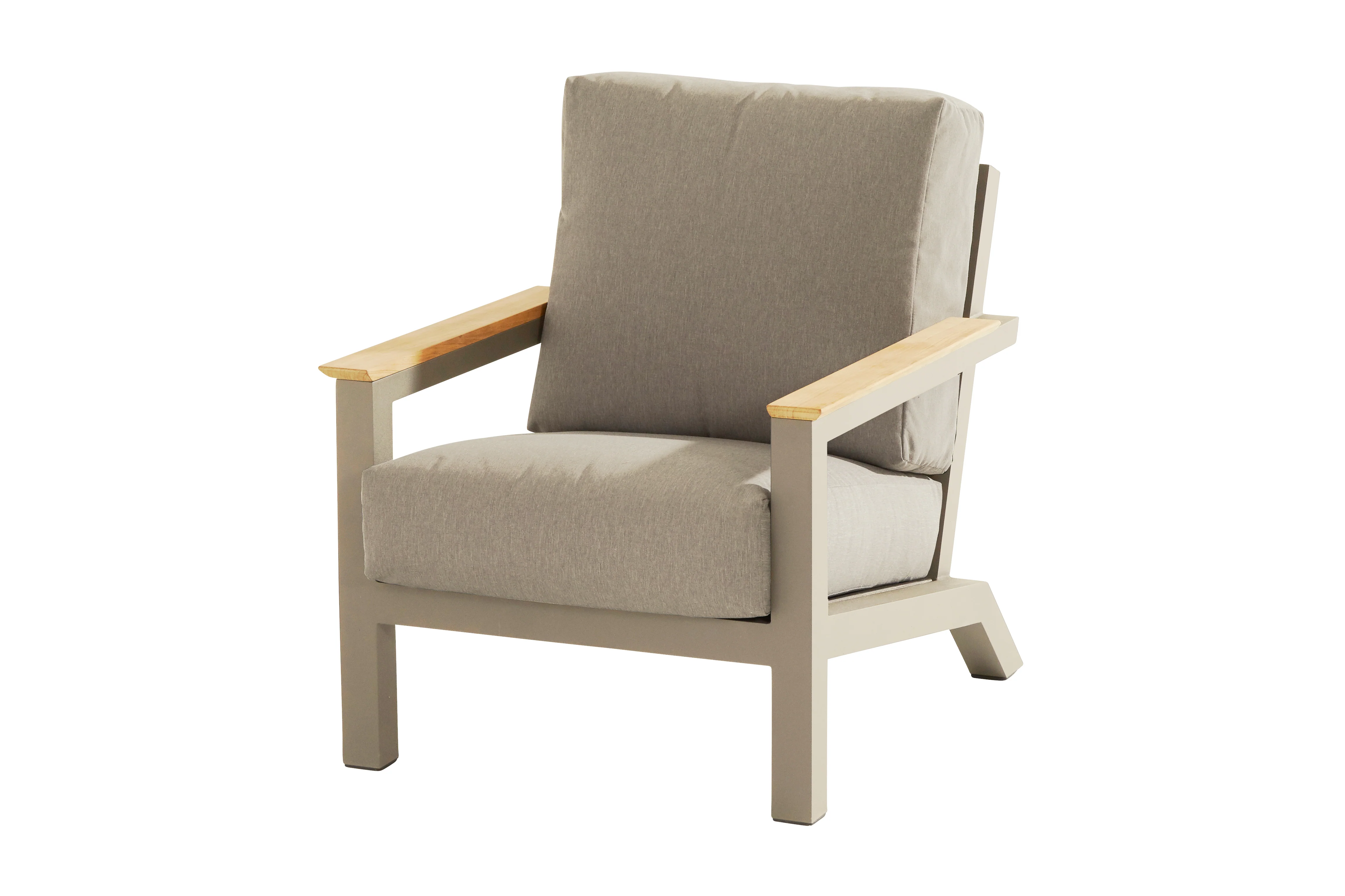 Capitol Outdoor Luxury Lounge Chair in Latte by 4 Seasons Outdoor - NTC Homes, Inc.