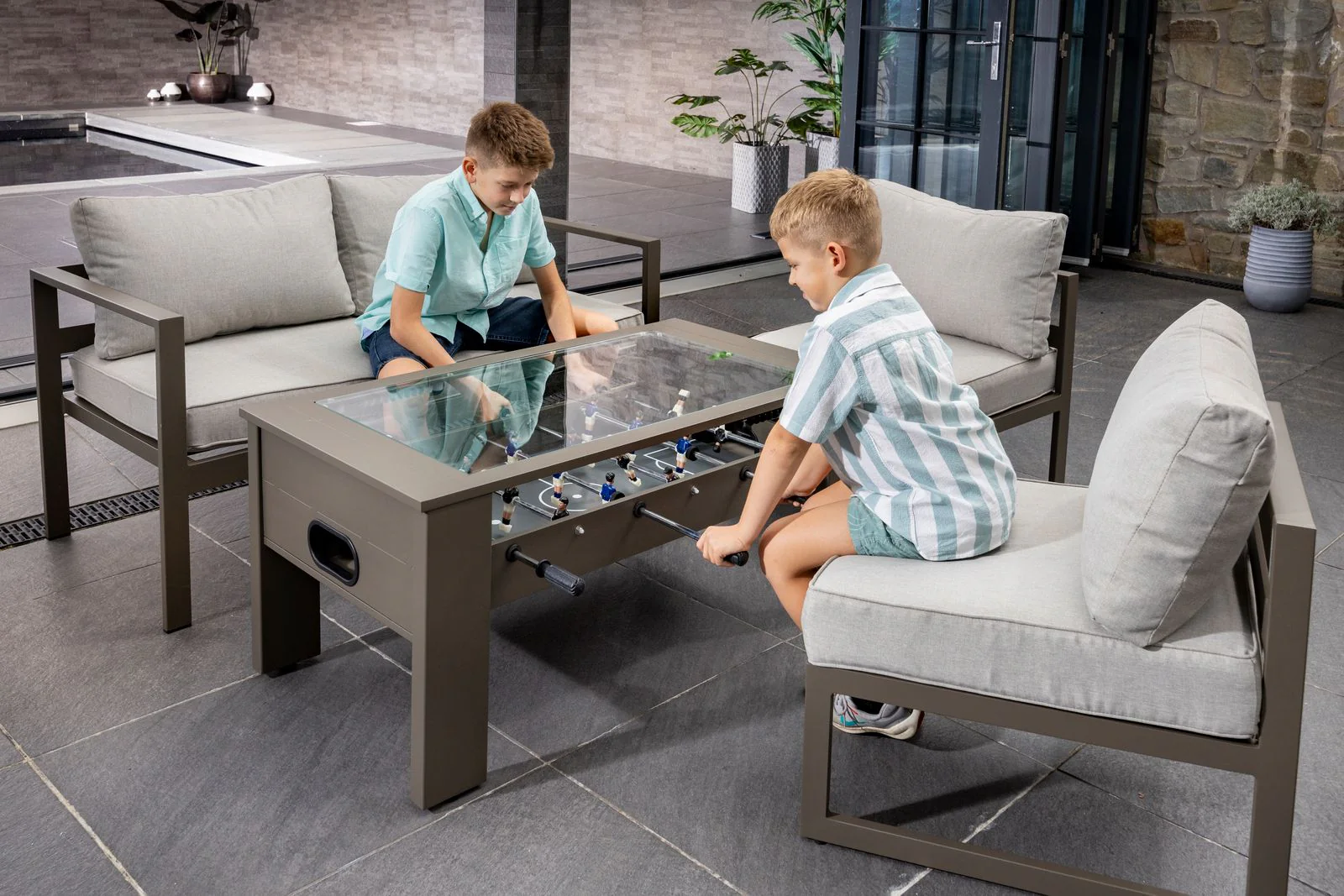 Toca Outdoor Lounge Set with Football Table | Hartman - NTC Homes, Inc.