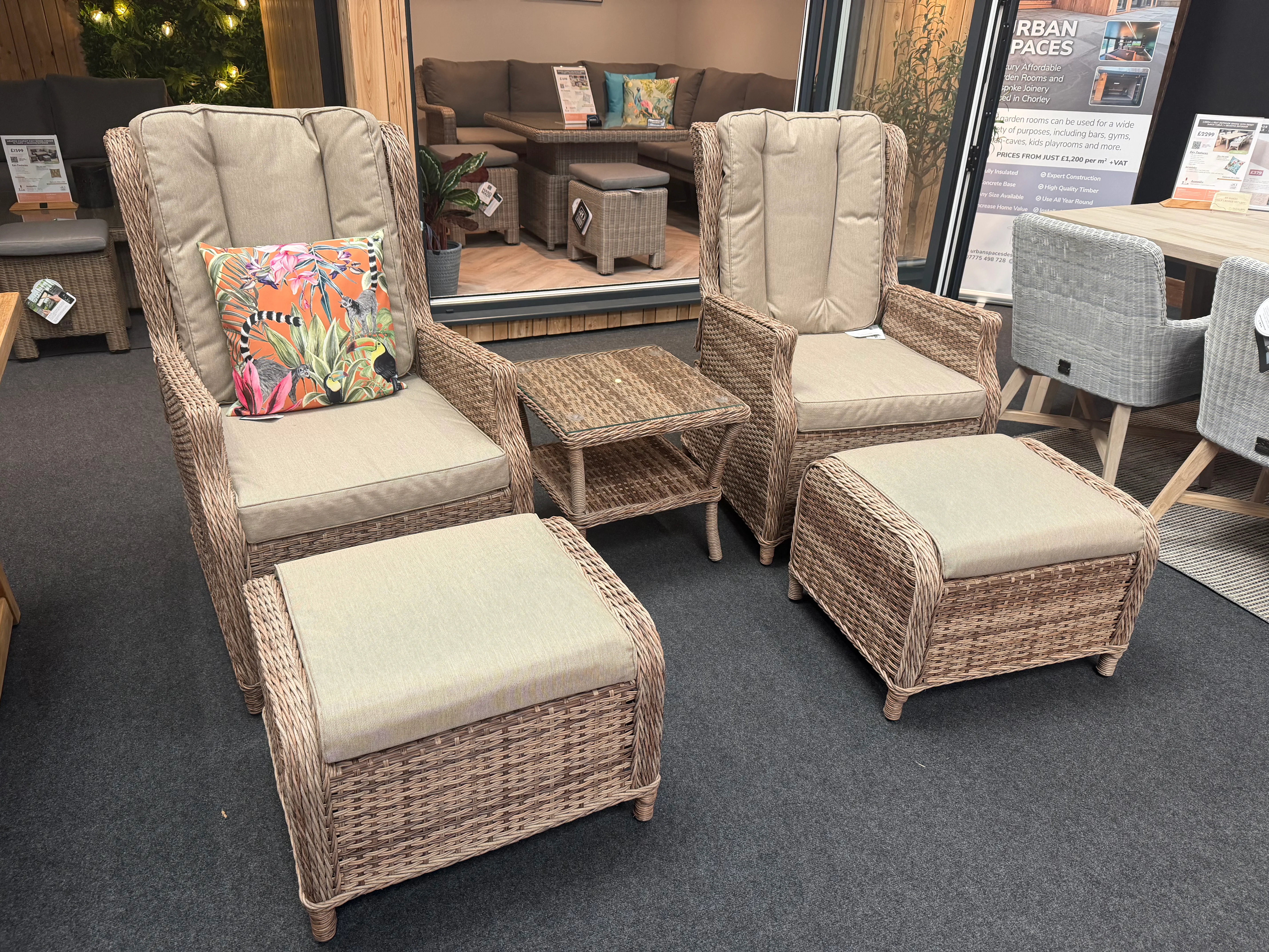 Haven Cotswold Outdoor Reclining Relaxer Set | Harbo - NTC Homes, Inc.