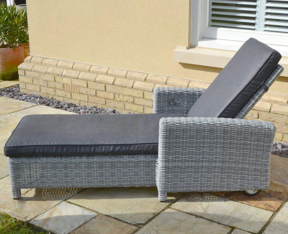 Outdoor Sun Lounger - Club Grey By Harbo - NTC Homes, Inc.