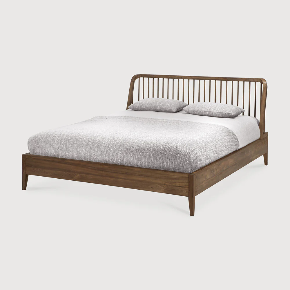 Spindle Bed King - Reclaimed Teak - NTC Homes, Inc.