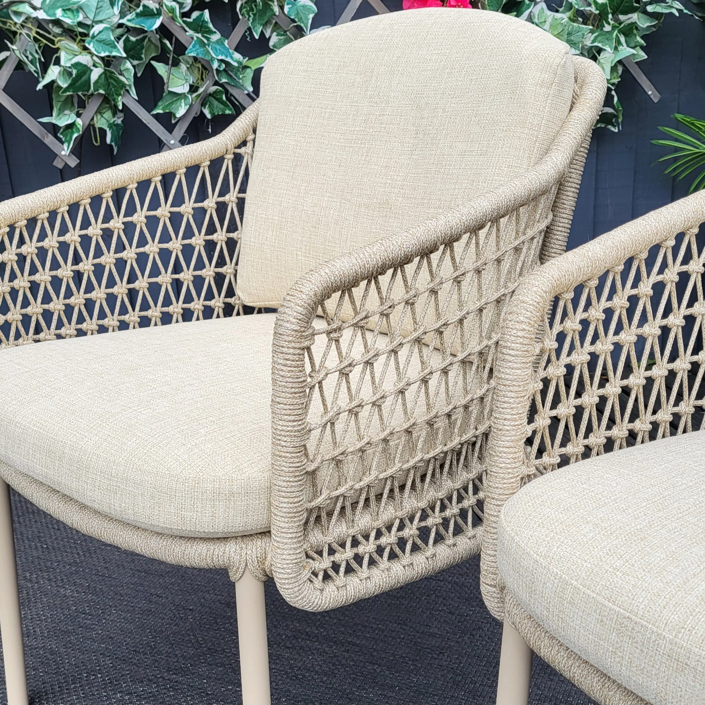 Luxury Puccini Outdoor Dining Chairs pack of 2 by 4 Seasons Outdoor - NTC Homes, Inc.