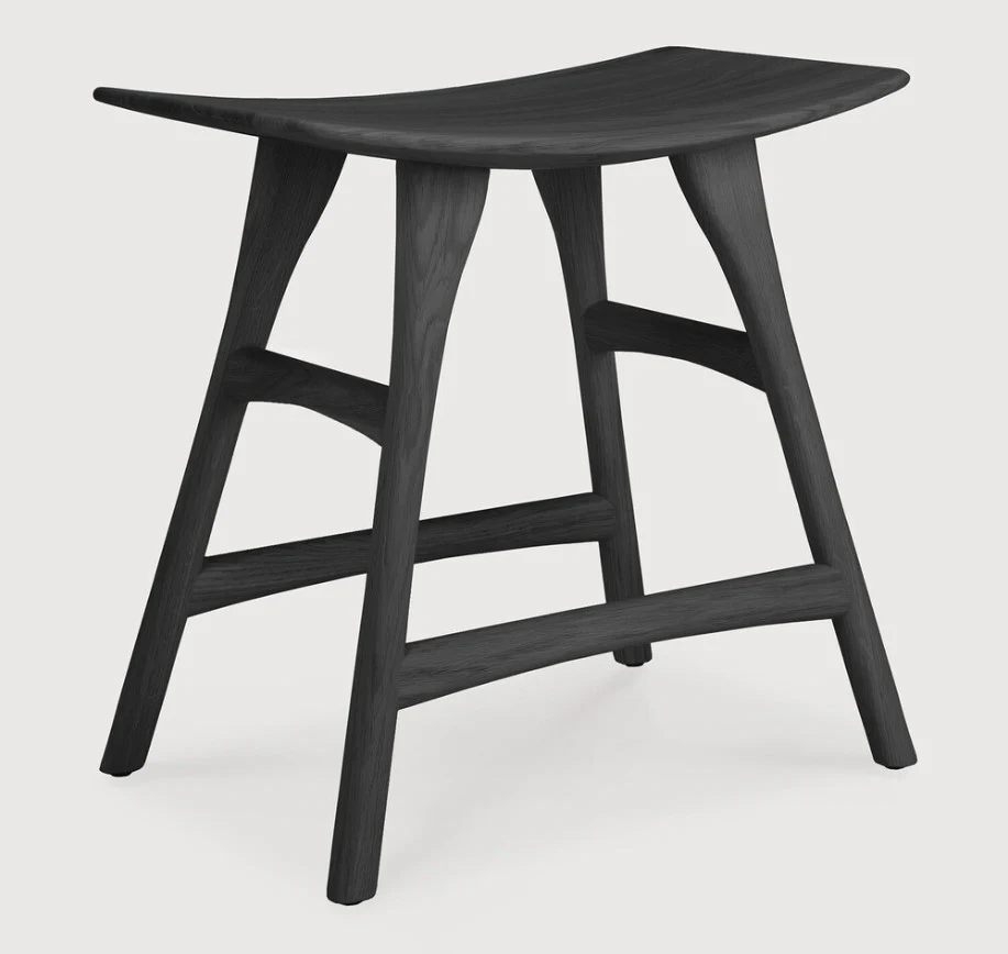 Osso Stool - Oak Black - NTC Homes, Inc.