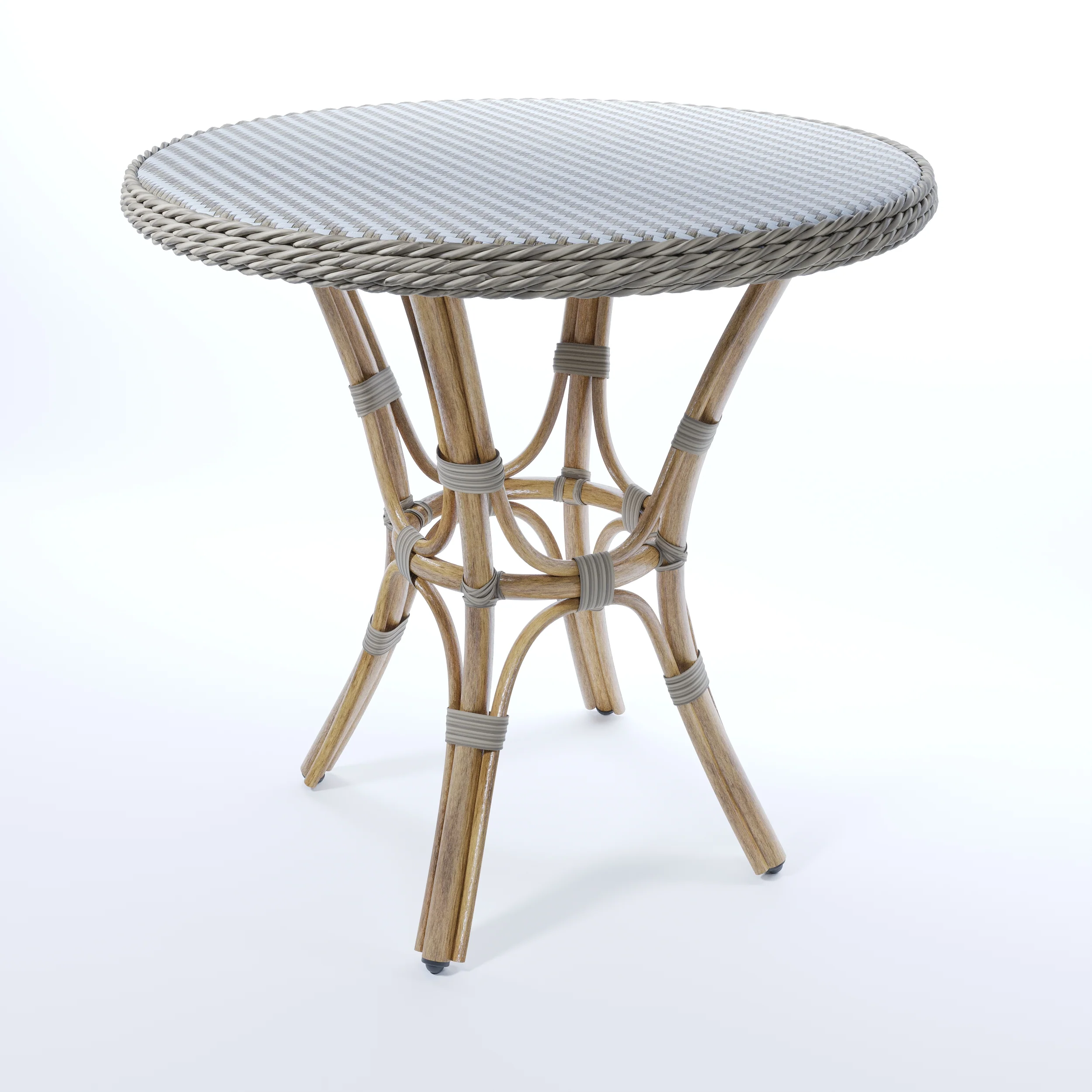 Laura Ashley – Riviera Bistro Set (Natural & White) By Daro - NTC Homes, Inc.