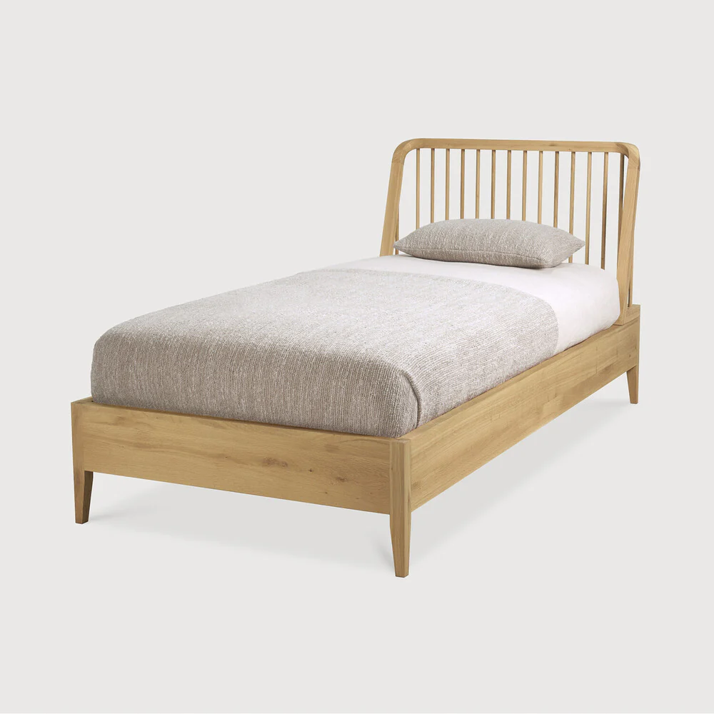 Spindle Bed Single - Oak - NTC Homes, Inc.