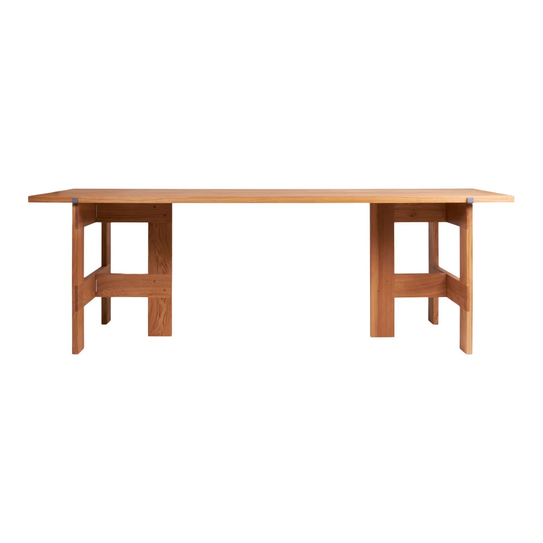 Farmhouse Planks Trestle Table - NTC Homes, Inc.