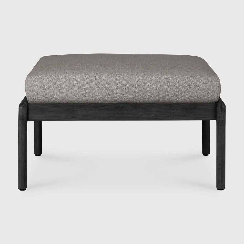 Jack Outdoor Footstool - Teak Black Mocha - NTC Homes, Inc.