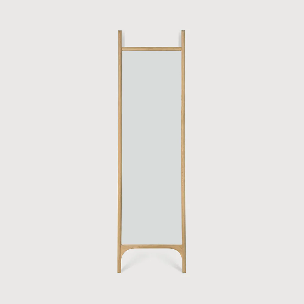 PI Floor Mirror Oak - NTC Homes, Inc.