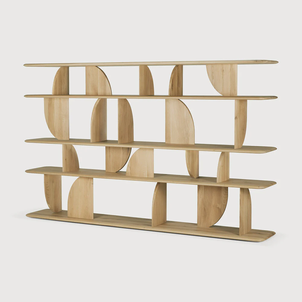 Geometric Rack Oak - NTC Homes, Inc.