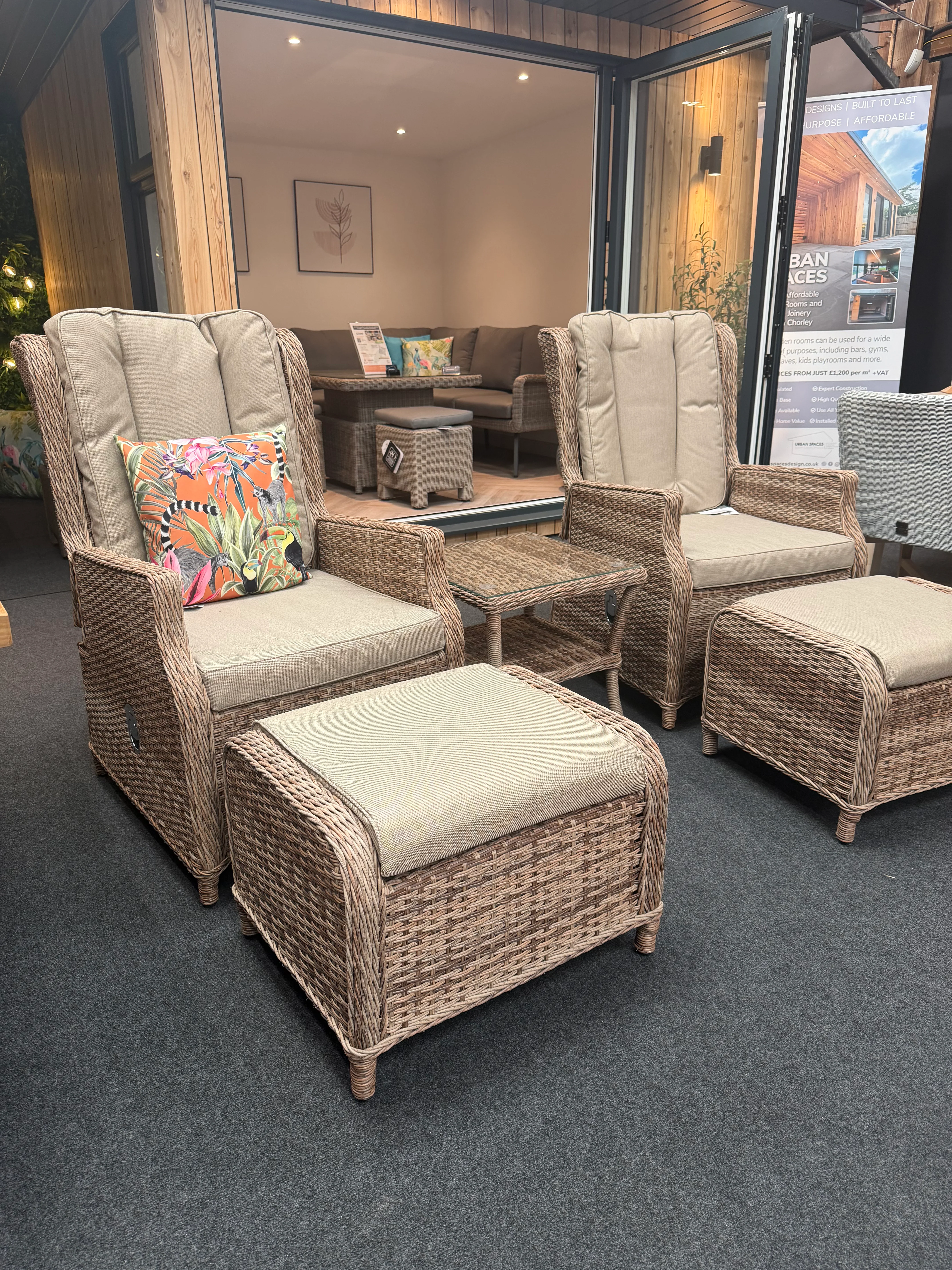Haven Cotswold Outdoor Reclining Relaxer Set | Harbo - NTC Homes, Inc.