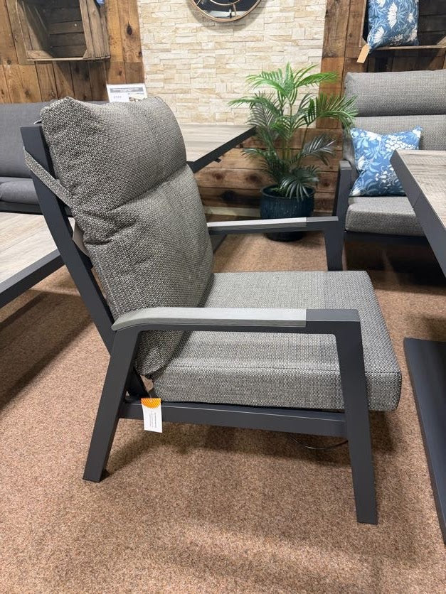 Atlas High Backed Outdoor Corner Set with Firepit Table | Vila - NTC Homes, Inc.