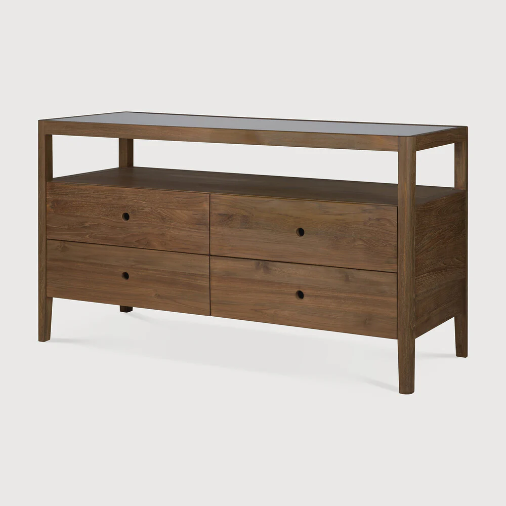 Spindle Dresser Teak - NTC Homes, Inc.