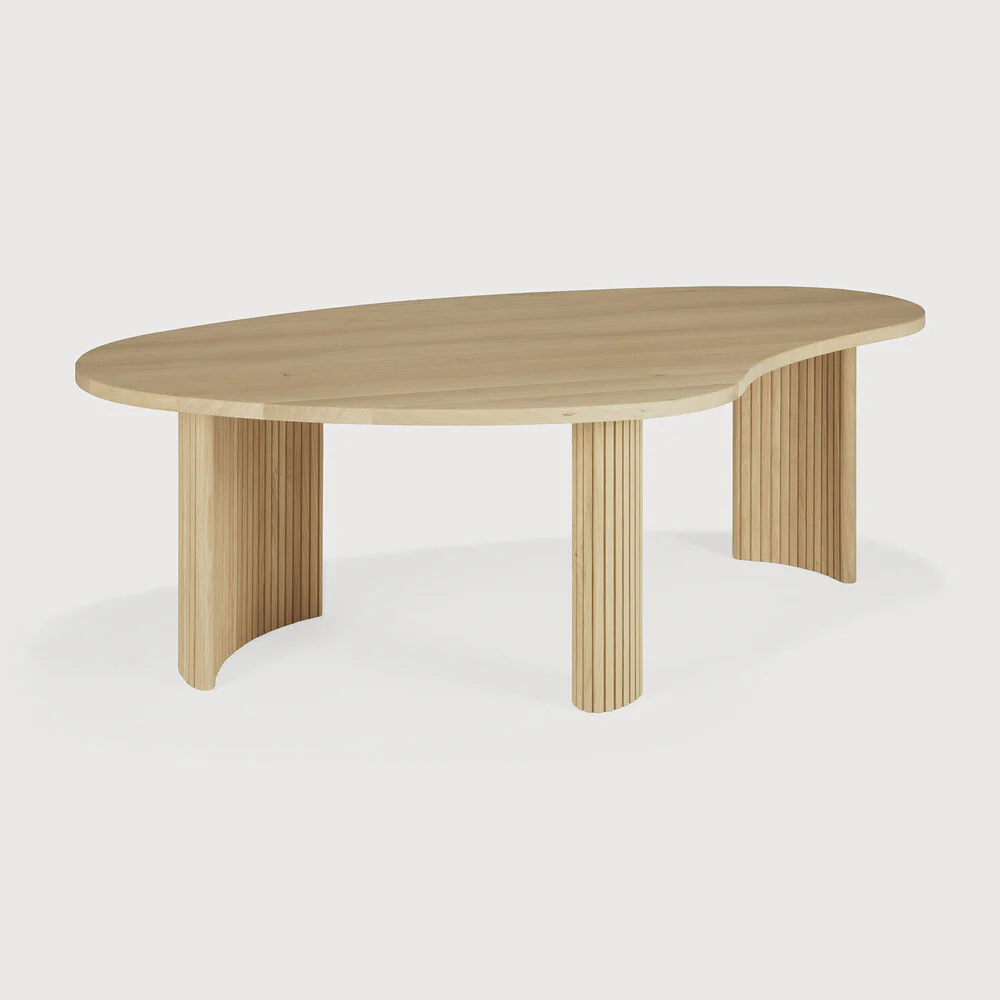 Boomerang Coffee Table Oak - NTC Homes, Inc.