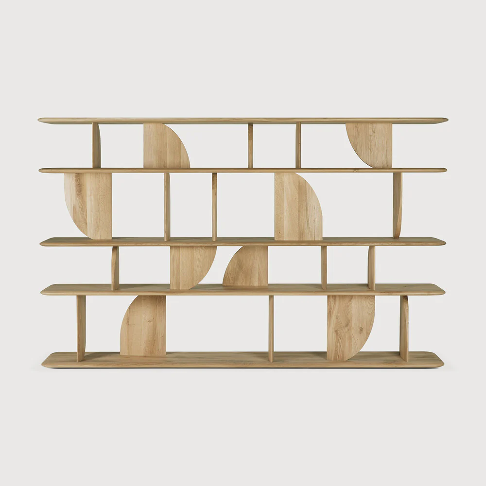 Geometric Rack Oak - NTC Homes, Inc.