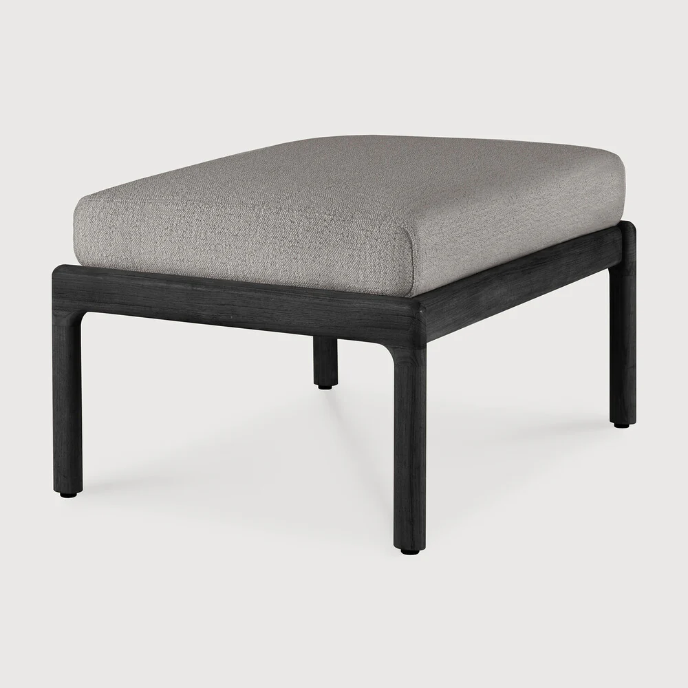 Jack Outdoor Footstool - Teak Black Mocha - NTC Homes, Inc.