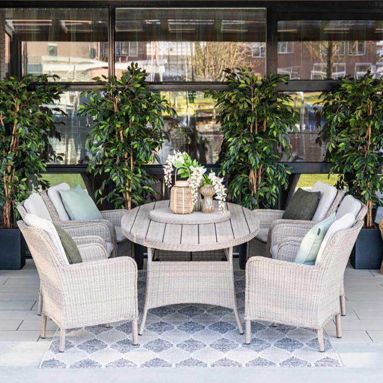 Outdoor Jersey 6 Seat Oval Dining Set | Garden Impressions - NTC Homes, Inc.