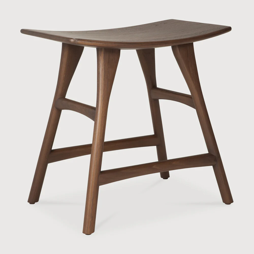 Osso Stool - Teak Brown - NTC Homes, Inc.