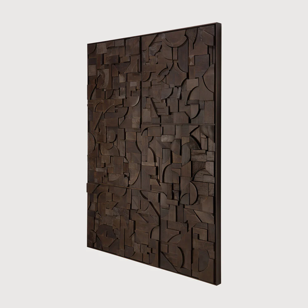 Bricks Wall Art / Brown - NTC Homes, Inc.