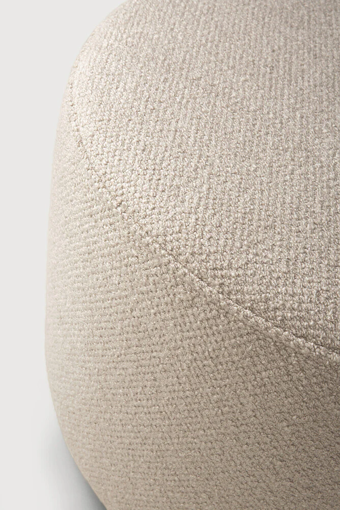 Barrow Pouf - Off White - NTC Homes, Inc.