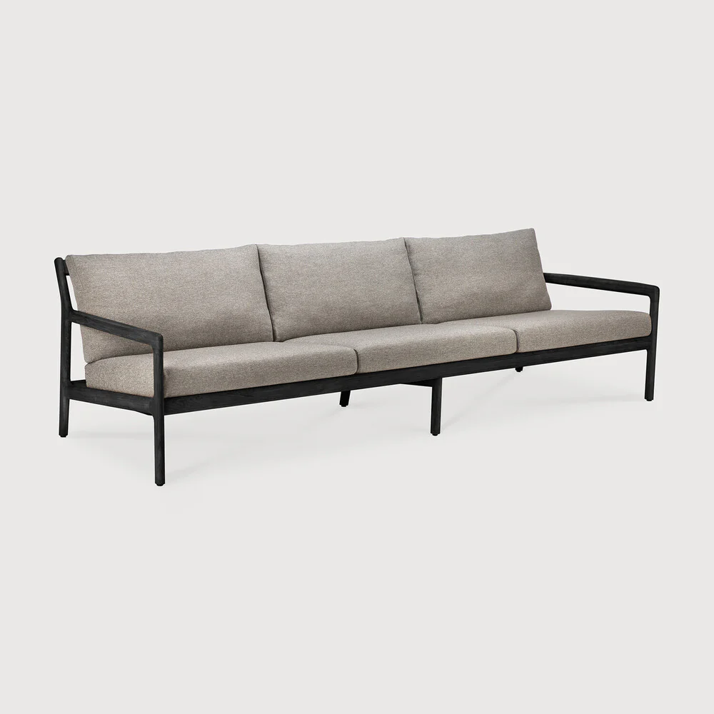 Jack Outdoor Sofa - Teak Black Mocha 265 cm - NTC Homes, Inc.