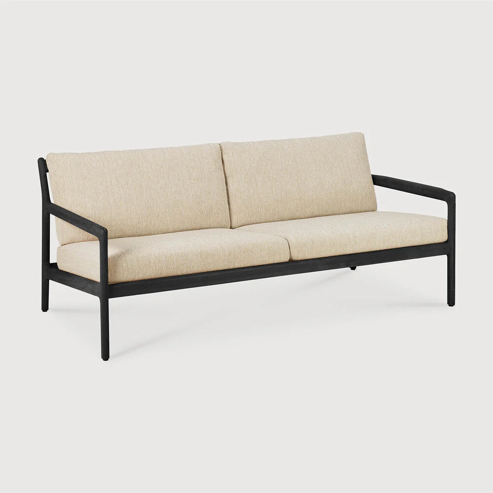 Jack Outdoor Sofa - Teak Black Natural 180 cm - NTC Homes, Inc.