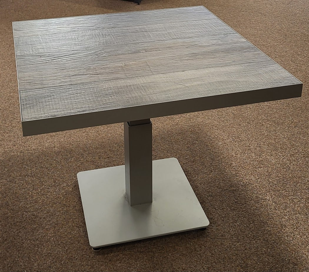 Square Adjustable Table in Natural - Triton/Kendal By Vila - NTC Homes, Inc.
