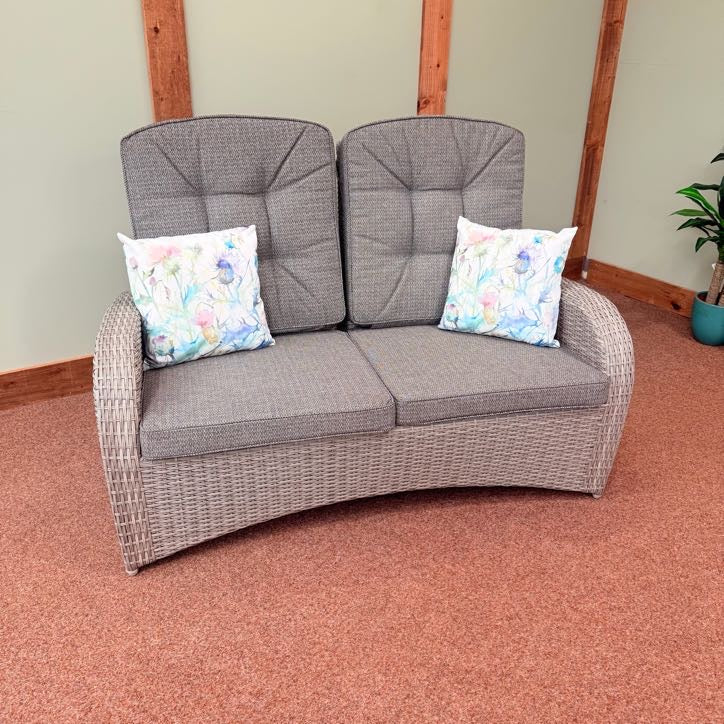 Bowness Outdoor Reclining 2 Seat Sofa in Grey | Vila - NTC Homes, Inc.