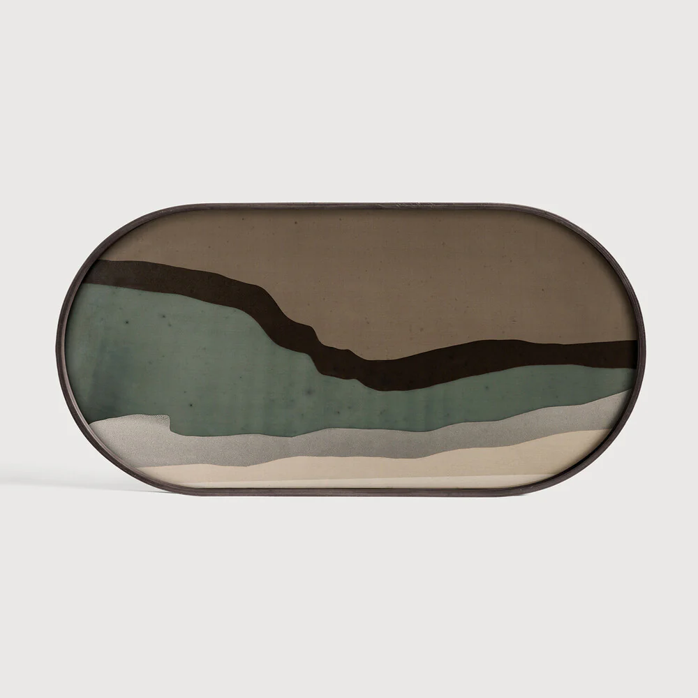 Wabi Sabi Glass Tray - NTC Homes, Inc.
