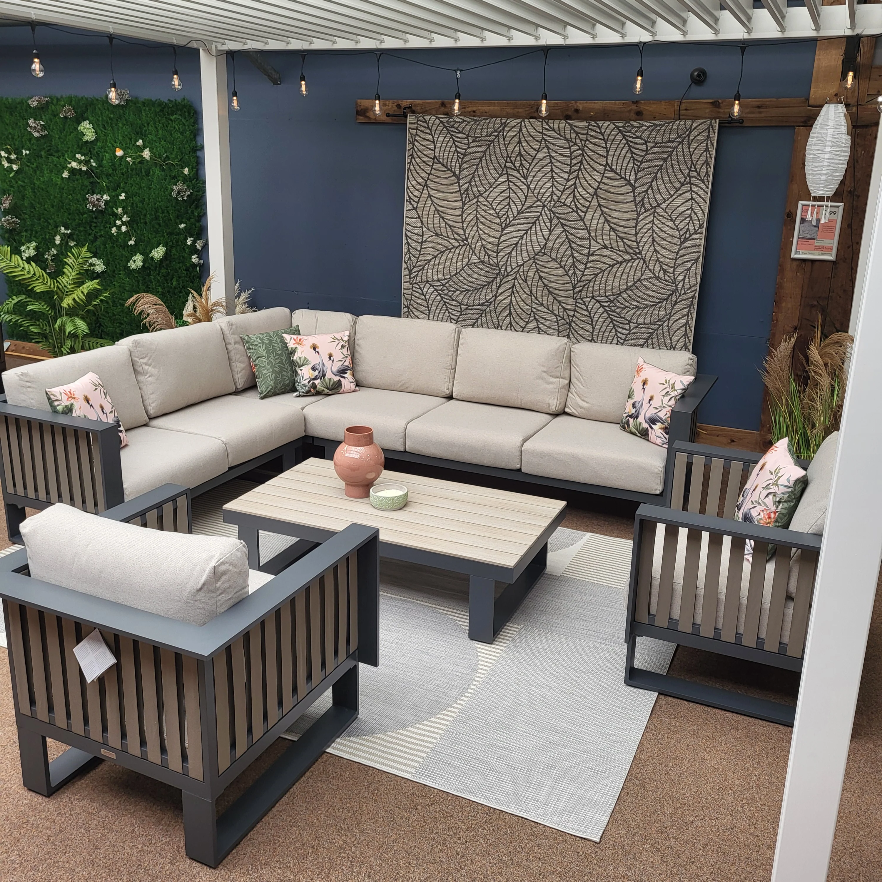 Bologna Outdoor Modular Corner Sofa with 2 Chairs | Garden Impressions - NTC Homes, Inc.