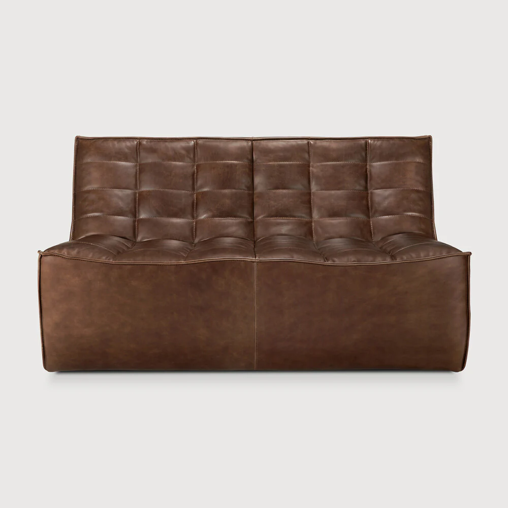 N701 2 Seater - Chestnut Leather - NTC Homes, Inc.