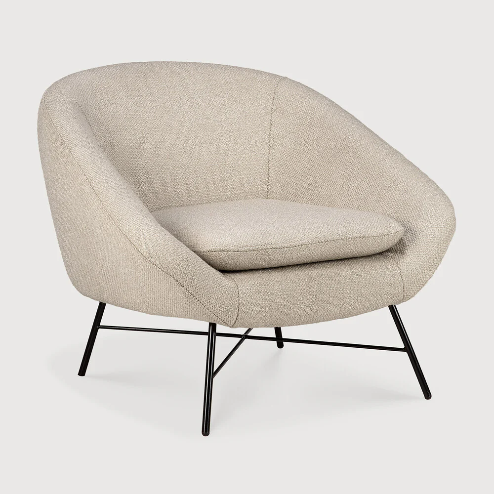 Barrow Lunge Chair - Off White - NTC Homes, Inc.
