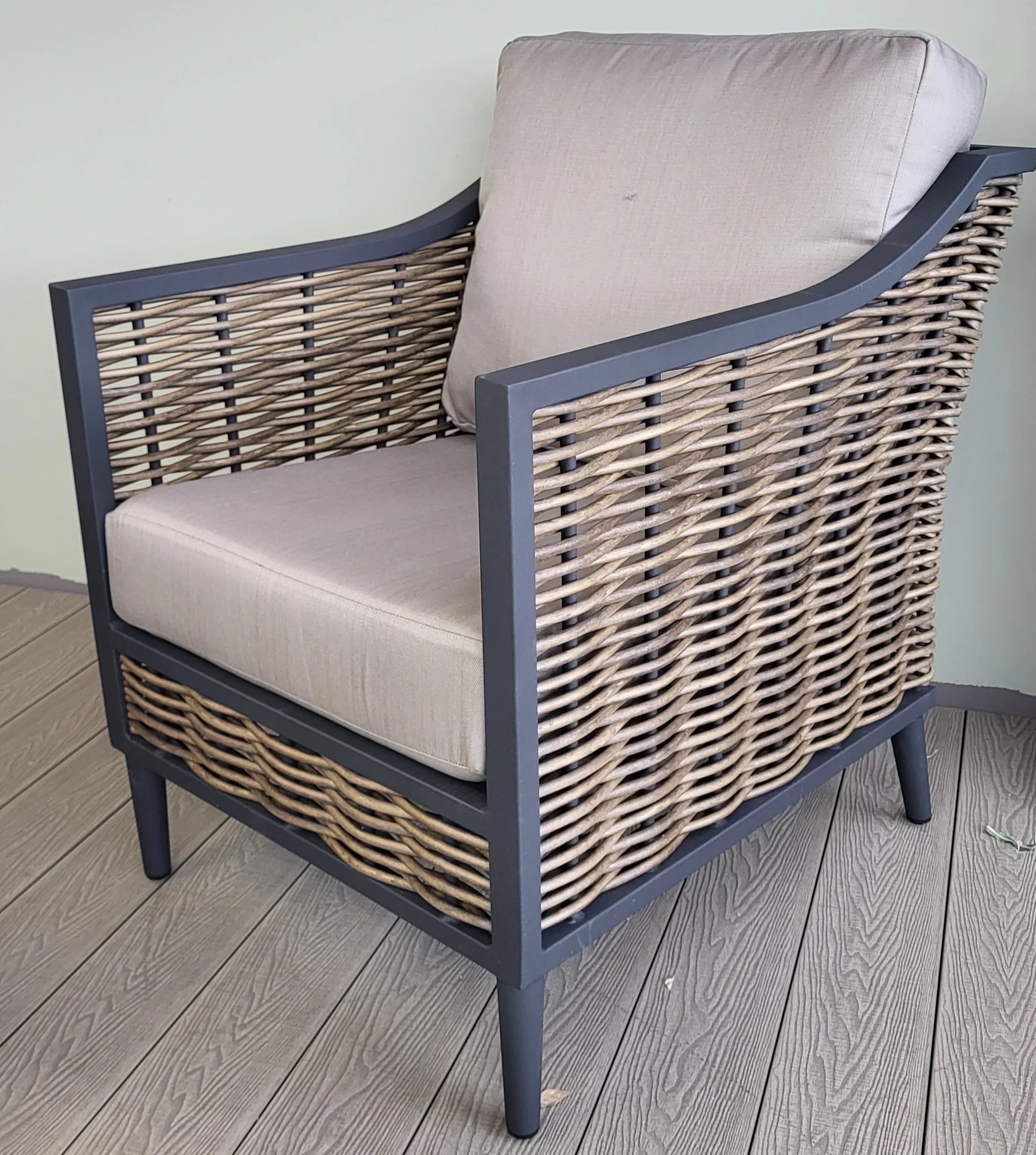 Langley Outdoor Armchair - Oakley Taupe | Daro - NTC Homes, Inc.