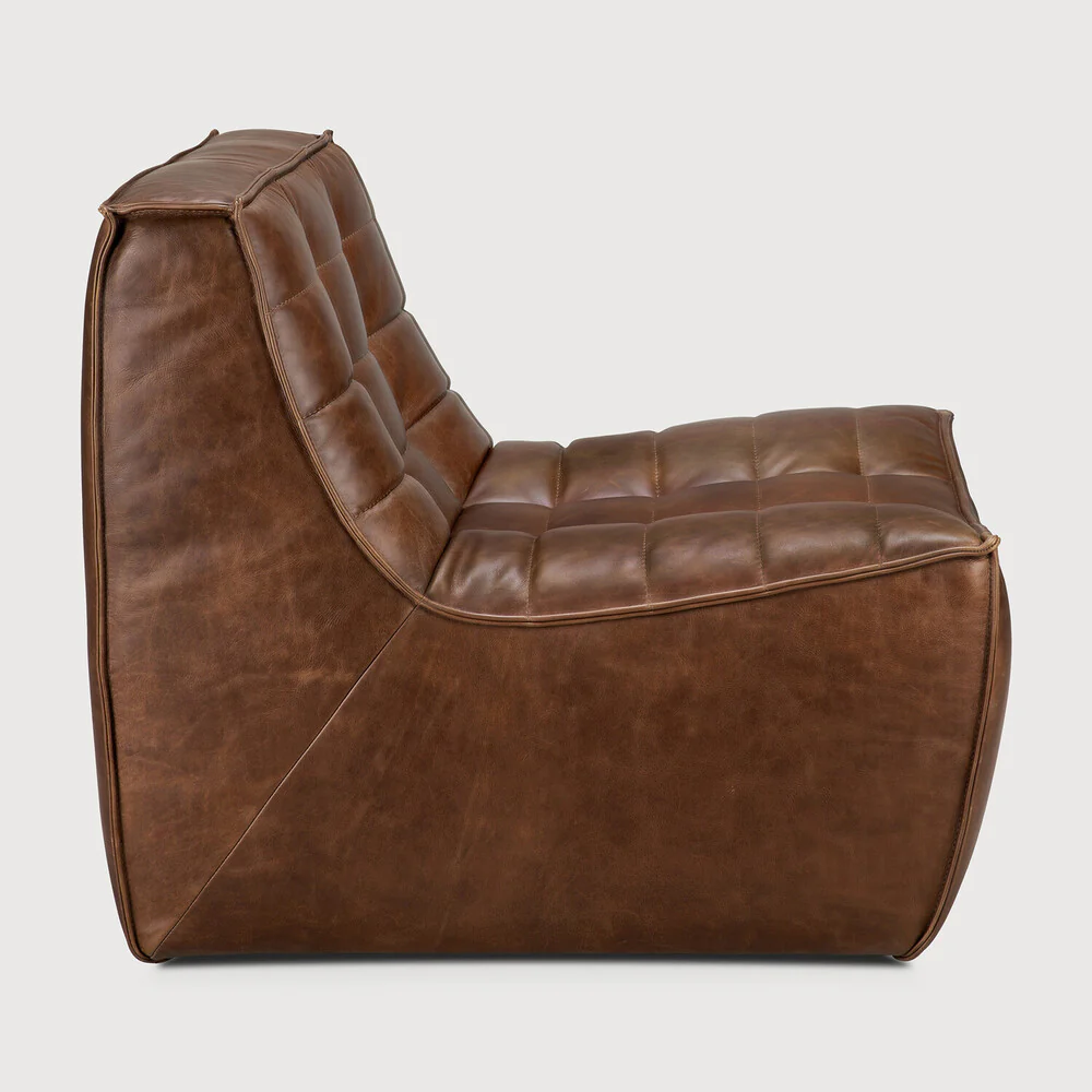 N701 1 Seater - Chestnut Leather - NTC Homes, Inc.