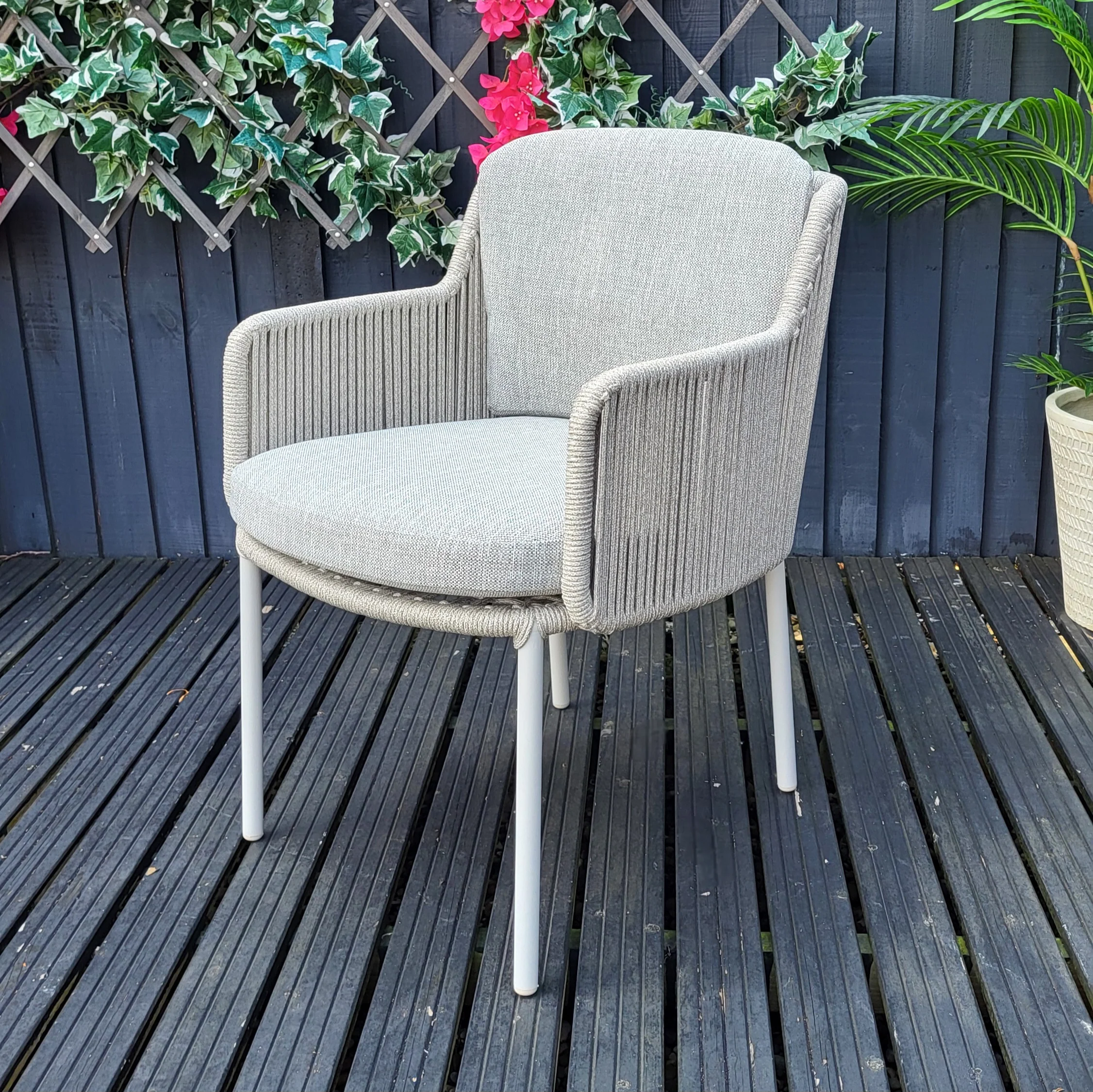 Luxury Bernini Outdoor Dining Chairs pack of 2 | 4 Seasons Outdoor - NTC Homes, Inc.