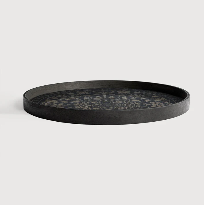 Marrakesh Wooden Tray - NTC Homes, Inc.